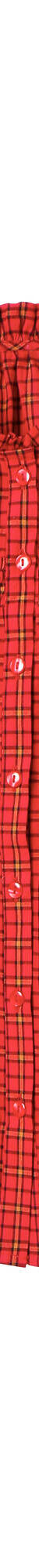 Chemisier smocké col volanté à carreaux (rouge) Chemisier smocké col volanté à carreaux (rouge)